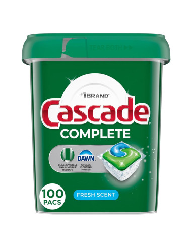 Cápsulas de Lavavajillas Cascade Complete 100 Unidades