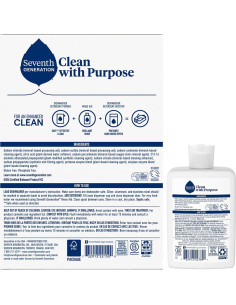 Detergente en polvo y aditivo de enjuague Seventh Generation 1.6kg 2