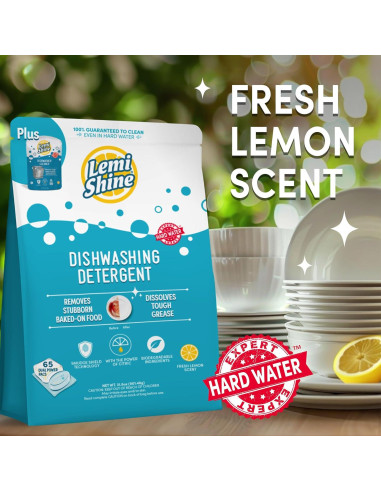 Cápsulas de Detergente Lemi Shine 65 Unidades Ecológicas