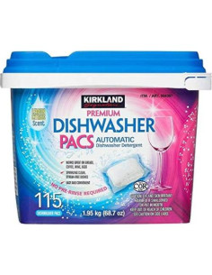 Detergente para Lavavajillas Kirkland Signature 1945.5 g - Aroma Cítricos 2