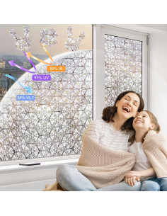 Película de Privacidad KESPEN Esmerilada 44.5x198 cm UV 97% 2