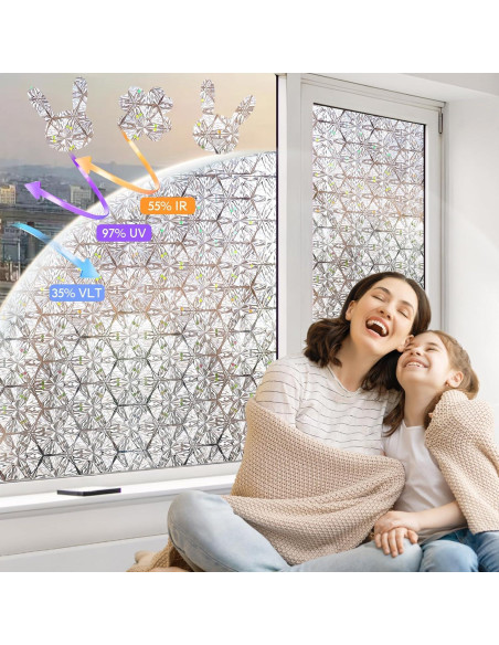 Película de Privacidad KESPEN Esmerilada 44.5x198 cm UV 97%