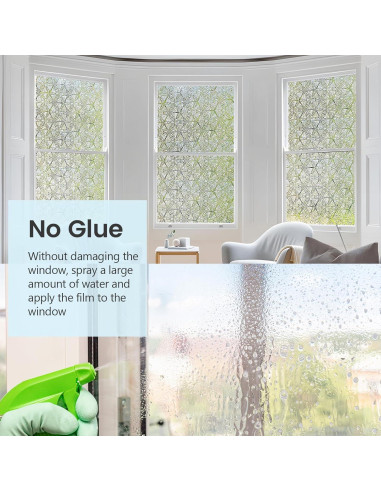 Película de Privacidad KESPEN Esmerilada 44.5x198 cm UV 97%