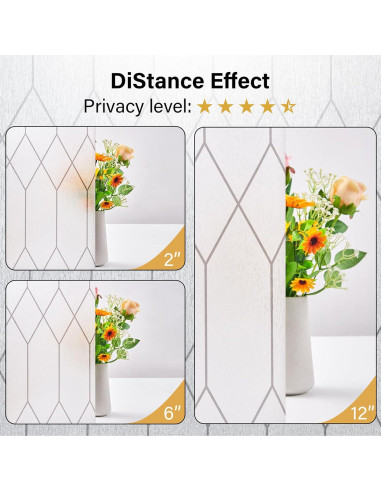 Película de Privacidad Kromapolis 44.5x200 cm Vinilo Esmerilado