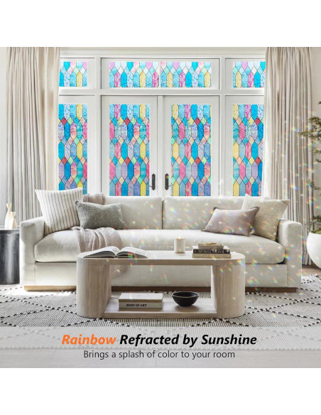 Película para Ventanas Kromapolis Arcoíris 44.5x200 cm Película para Ventanas Kromapolis Arcoíris 44.5x200 cm
