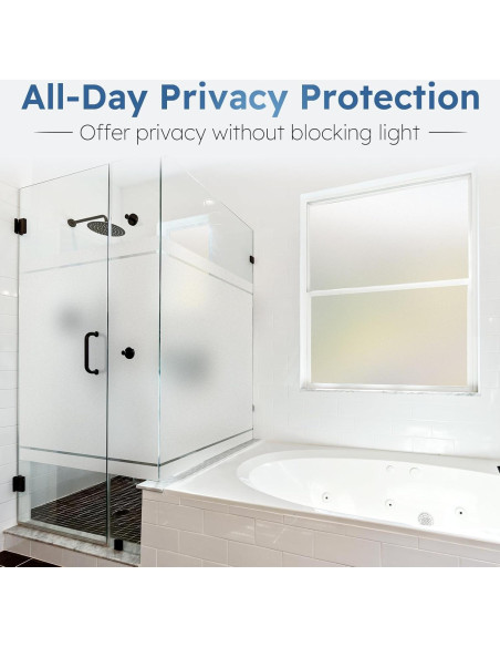 Película de Privacidad Rabbitgoo 44.5x200 cm Esmerilada UV