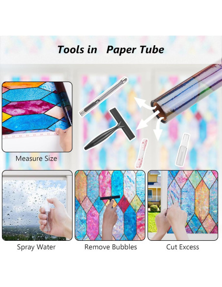 Película para Ventanas Kromapolis Arcoíris 44.5x200 cm Película para Ventanas Kromapolis Arcoíris 44.5x200 cm