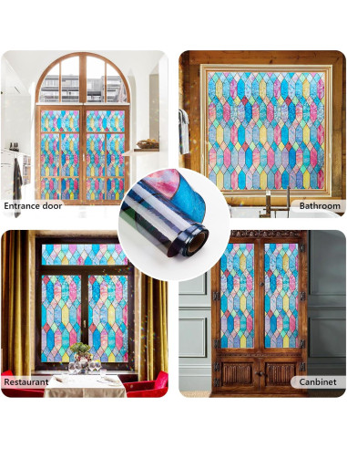 Película para Ventanas Kromapolis Arcoíris 44.5x200 cm