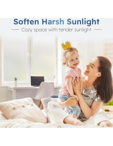 Película de Privacidad Rabbitgoo 44.5x200 cm Esmerilada UV