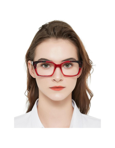 Gafas de Lectura MARE AZZURO 3.00 Mujeres Retro Cuadradas