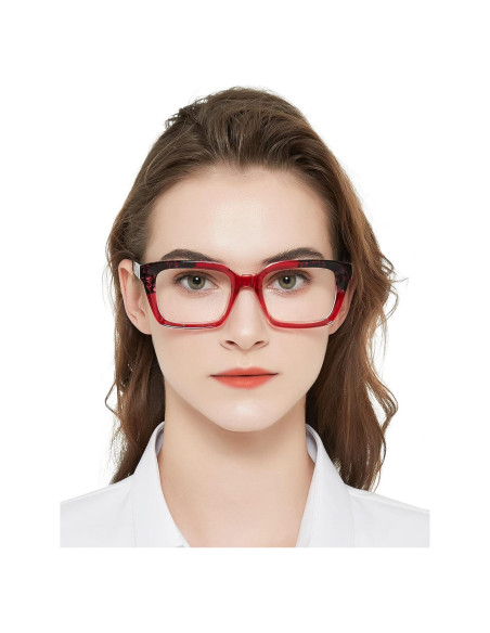 Gafas de Lectura MARE AZZURO 3.00 Mujeres Retro Cuadradas