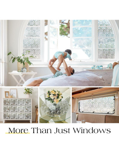 Película de Privacidad para Ventanas rabbitgoo 44.5x200 cm UV