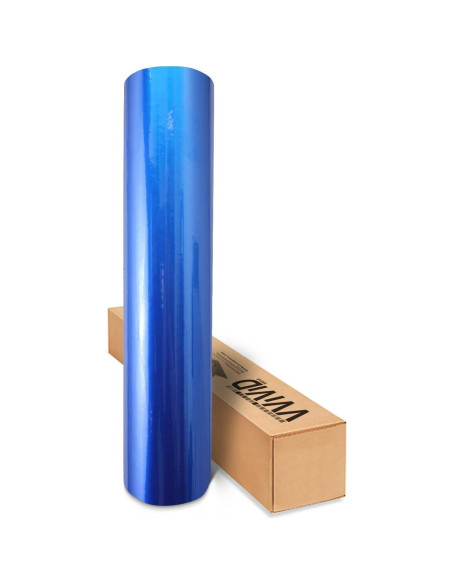 Vinilo Envoltura Adhesiva VViViD Liquid Metal Azul Oscuro 0.30m x 1.52m