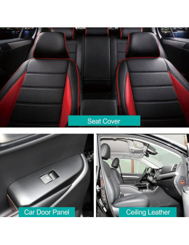 Tela Sintética Impermeable HBU 137x76cm Negro para Tapicería