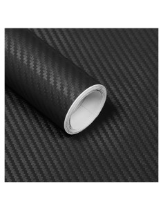Vinilo de Fibra de Carbono 3D Lypumso Negro 0.3m x 3m