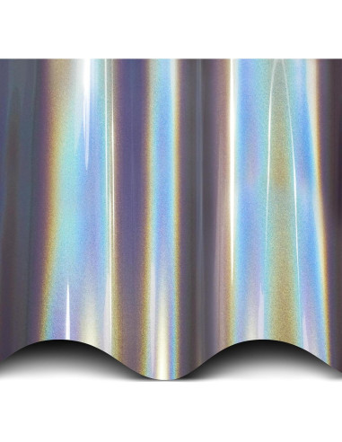 Vinilo VViViD Ultra Gloss Plata Arcoíris 30.48x152.4cm