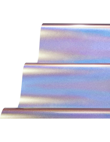 Vinilo VViViD Ultra Gloss Plata Arcoíris 30.48x152.4cm