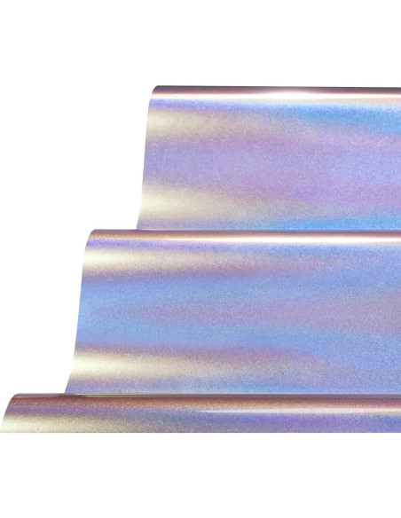 Vinilo VViViD Ultra Gloss Plata Arcoíris 30.48x152.4cm