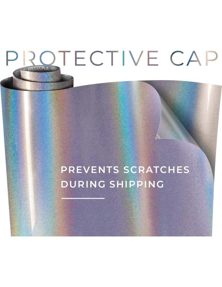 Vinilo VViViD Ultra Gloss Plata Arcoíris 30.48x152.4cm