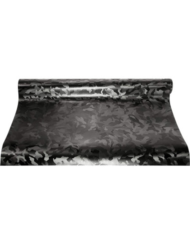 Envoltura de Vinilo Camuflaje VViViD+ 30.48x152.4cm Negro