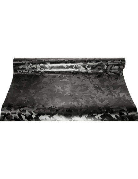 Envoltura de Vinilo Camuflaje VViViD+ 30.48x152.4cm Negro