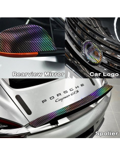 Vinilo de Envoltura Lypumso 2D Carbono Negro 0.3m x 1.5m 2