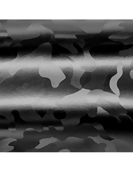 Envoltura de Vinilo Camuflaje VViViD+ 30.48x152.4cm Negro