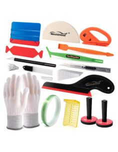 Kit de Herramientas para Envolver Vinilo NEWISHTOOL - 14 Piezas