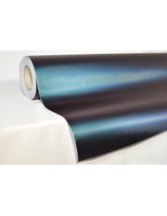 Vinilo Envoltura VViViD Camaleón 1.5m x 1.5m Fibra Carbono 2