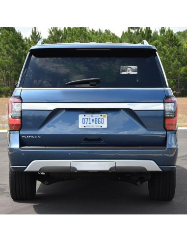 6 Calcomanías de Línea Azul delgada ColisPar para Coches