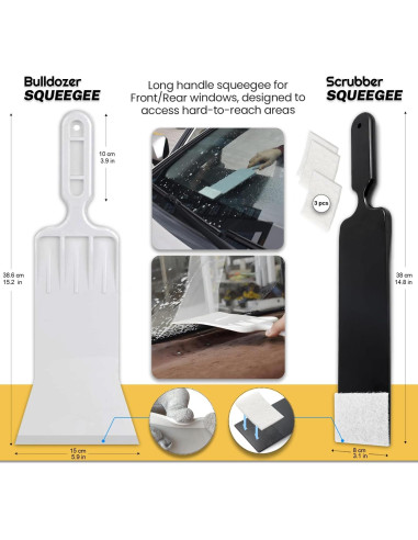 Kit de herramientas para polarizar vidrios Charmier 1001 - Profesional