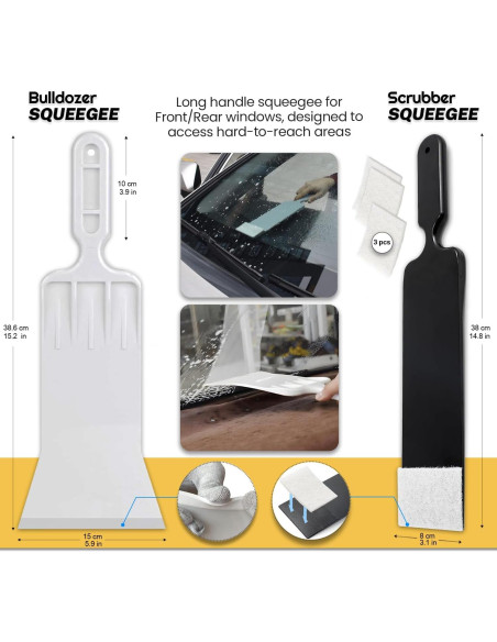 Kit de herramientas para polarizar vidrios Charmier 1001 - Profesional