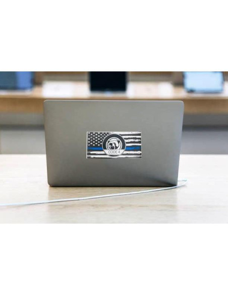 Calcomanías para Auto 3pcs ColisPar Línea Azul y Calavera