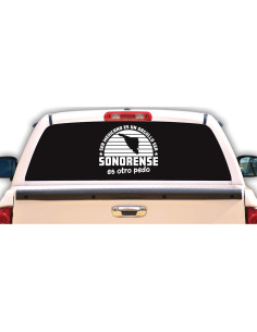 Calcomanía para Carro Genérico Sonora 20.32x16.51 cm 2