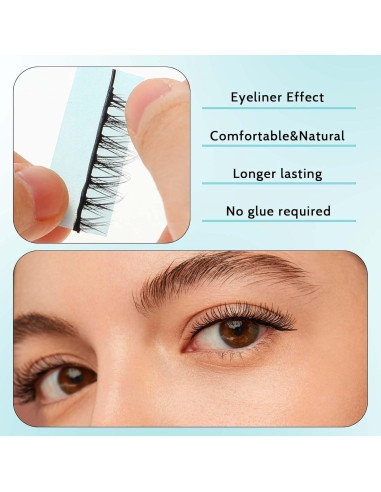 Cinta Adhesiva para Pestañas Falsas MOZEAT 40PCS Reutilizable