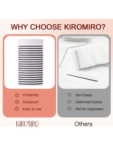 Tiras de Pestañas Autoadhesivas Kiromiro 36 Pcs Reutilizables