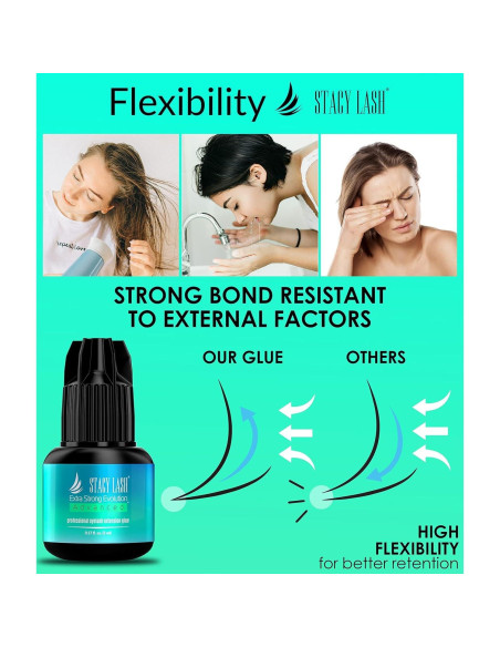 Pegamento para Extensiones de Pestañas Stacy Lash 5ml Extra Fuerte