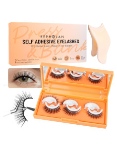 Pestañas Autoadhesivas Bepholan Look Natural 3 Pares Reutilizables