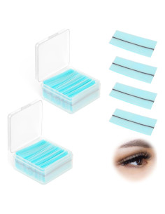 80 Tiras Adhesivas para Pestañas Postizas MOZEAT LENS