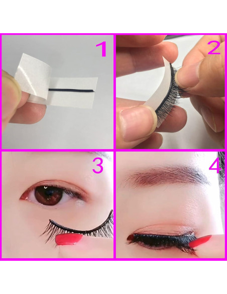 Tiras Autoadhesivas para Pestañas Postizas ATTENDRE 50 Piezas Tiras Autoadhesivas para Pestañas Postizas ATTENDRE 50 Piezas