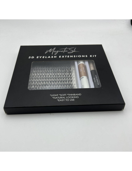 Kit de Extensiones de Pestañas 320pcs SL 30D 40D Adhesivo y Sellador Kit de Extensiones de Pestañas 320pcs SL 30D 40D Adhesivo y Sellador