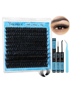 Kit de Extensiones de Pestañas Yawamica 200D 10-20mm DIY