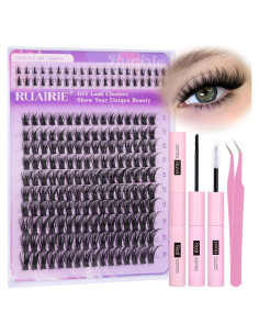 Kit de Pestañas Wispy Ruairie 200pcs 6-16MM Naturales