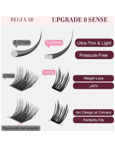 Pestañas Autoadhesivas EMEDA Ultra-Ligeras Manga 01 25x10cm 2