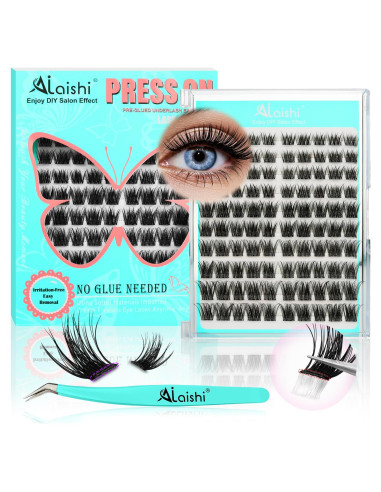 Pestañas Autoadhesivas AILAISHI 10-18mm Kit 120pcs D Curl