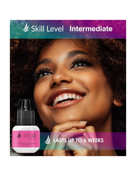 Pegamento para Pestañas Stacy Lash 5ml - Secado Rápido 3-4s