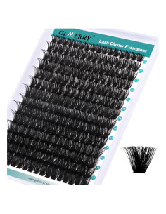 GEMERRY Extensiones de Pestañas 280pcs 100D D Curl 10-18mm