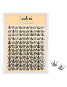 Racimos de Pestañas Wispy Leefrei 10-18mm D Curl - 120 Piezas