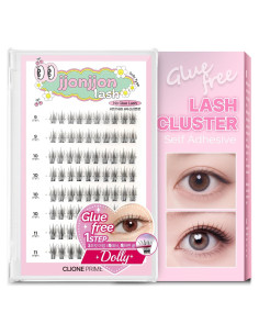 Pestañas Autoadhesivas Wispy Dolly Look - Reutilizables 14x8.3cm