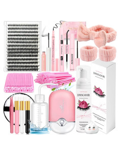 Kit de Extensión de Pestañas DIY DNSGOOR 280 Piezas 9-16mm